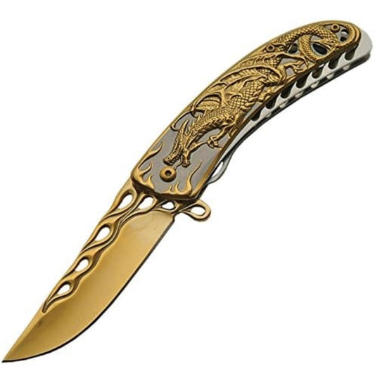 Gold Dragon Knife