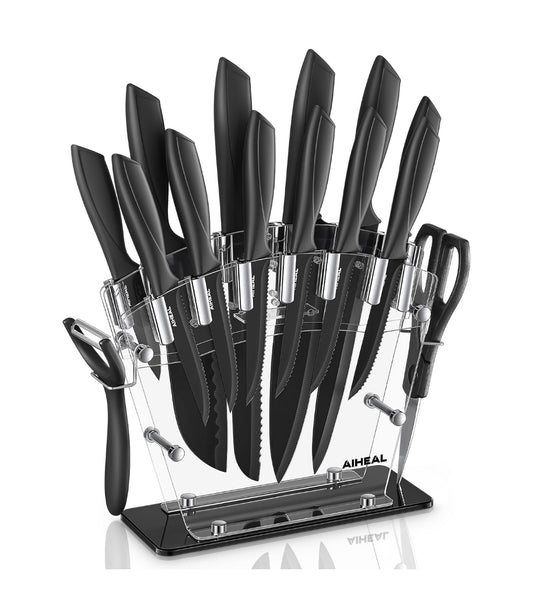 AIHEAL 15(pc) Knife Set Retail $33