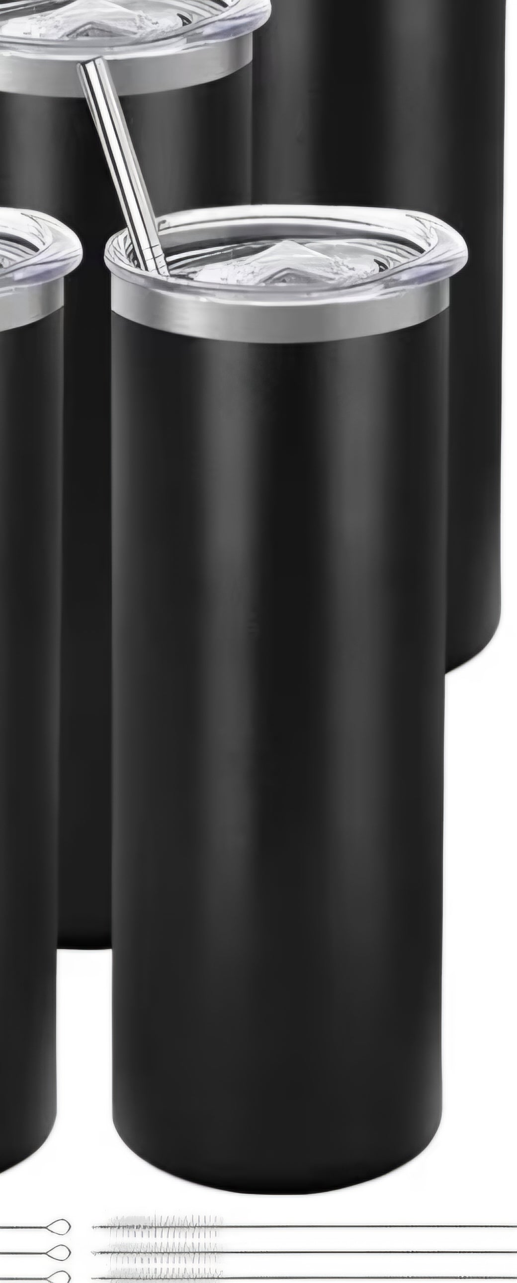 Skinny Tumbler In Black