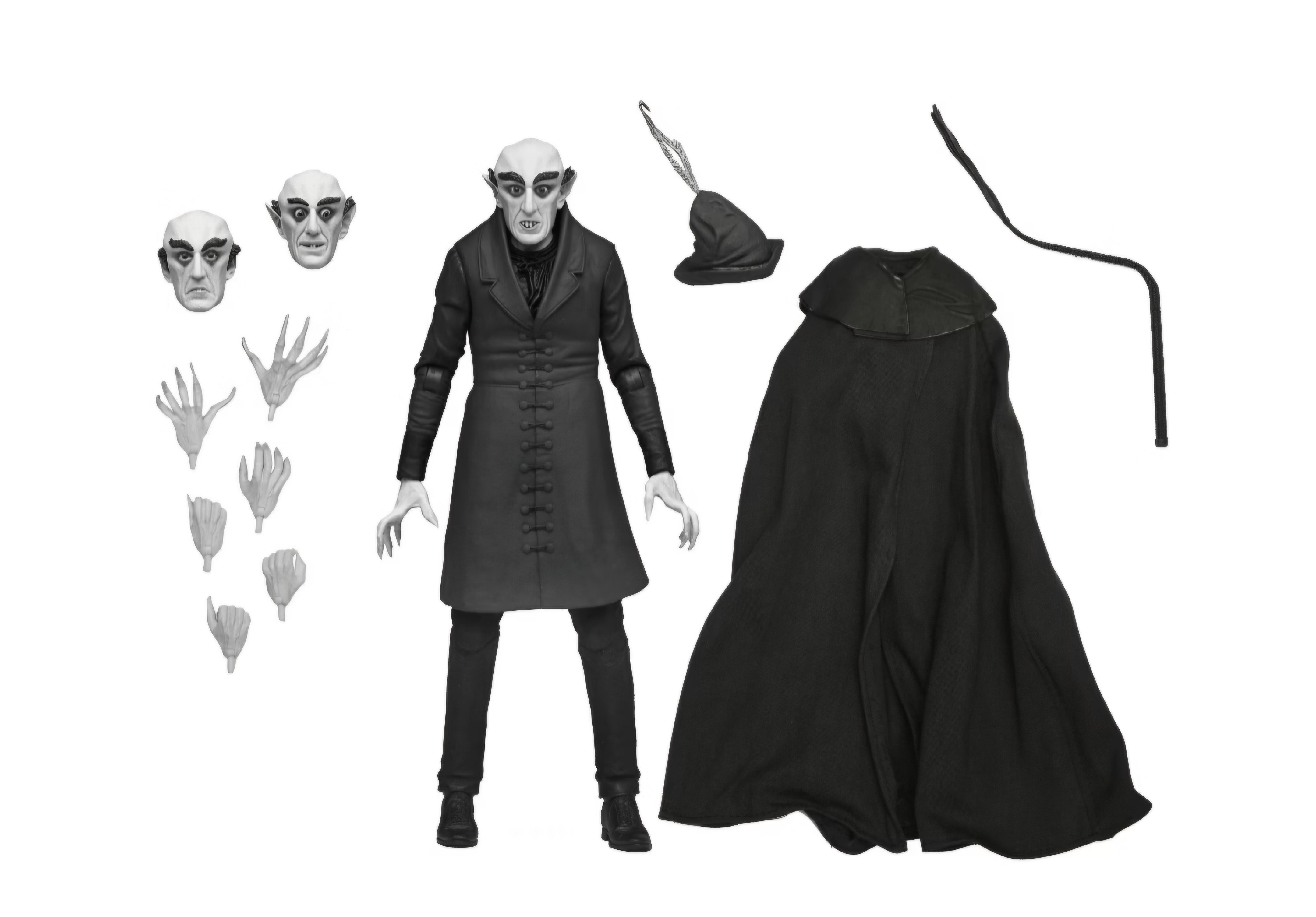 Retail $30 Nosferatu Black/White Action Figure