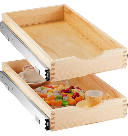 Retail $90 Menkxi 2 set Pull Out Trays