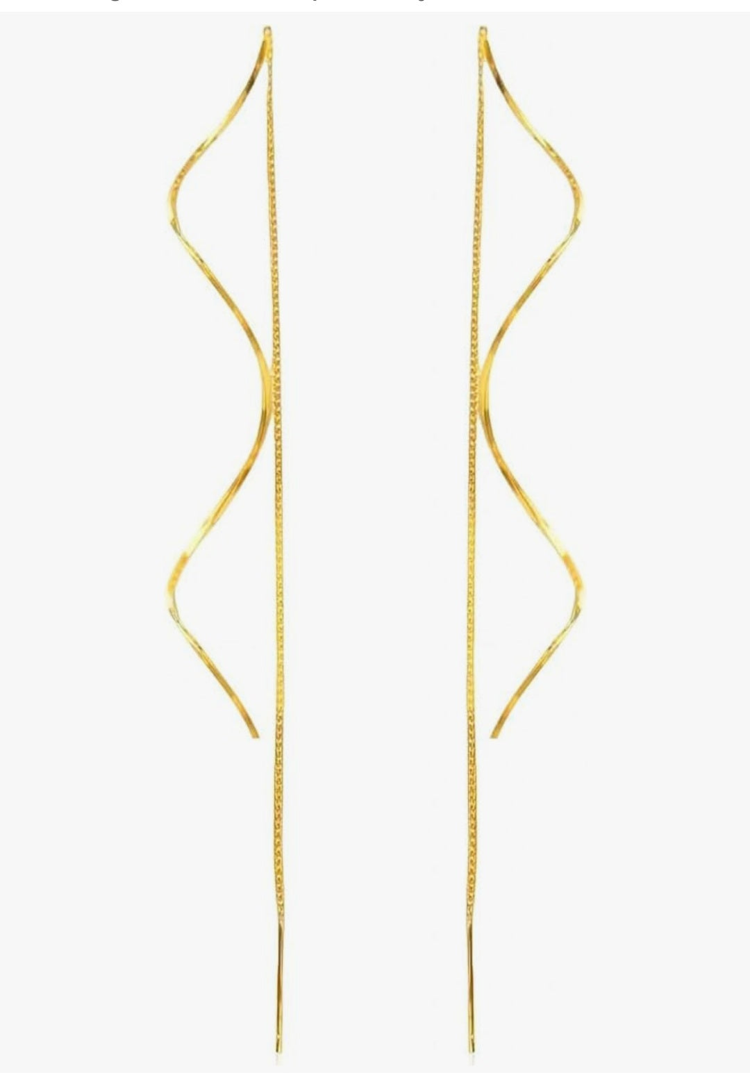 Retail $10 Wemans Drop Ear Rings