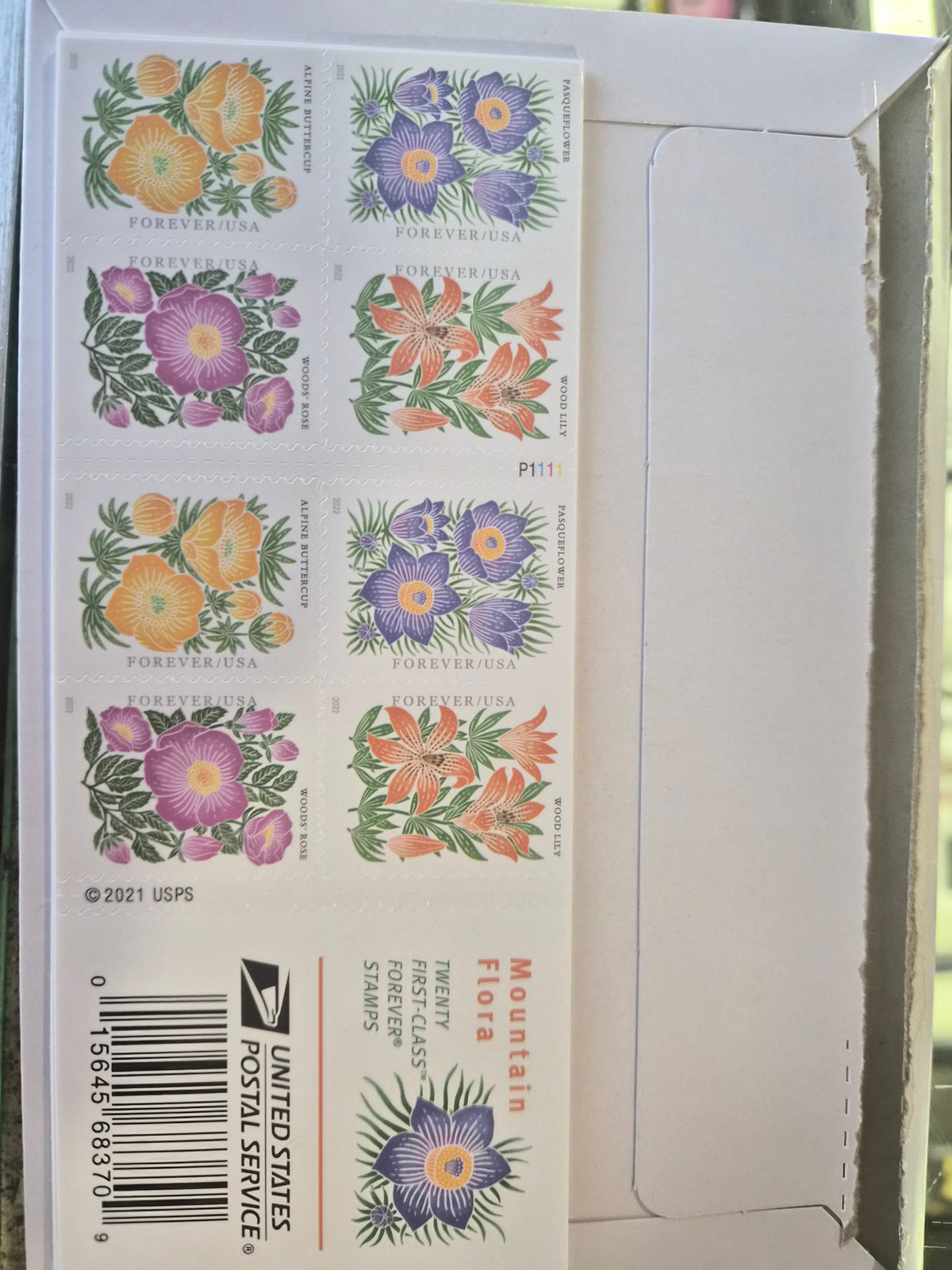 Retail $26.50 20pc Flower Forever Stamps Each Book