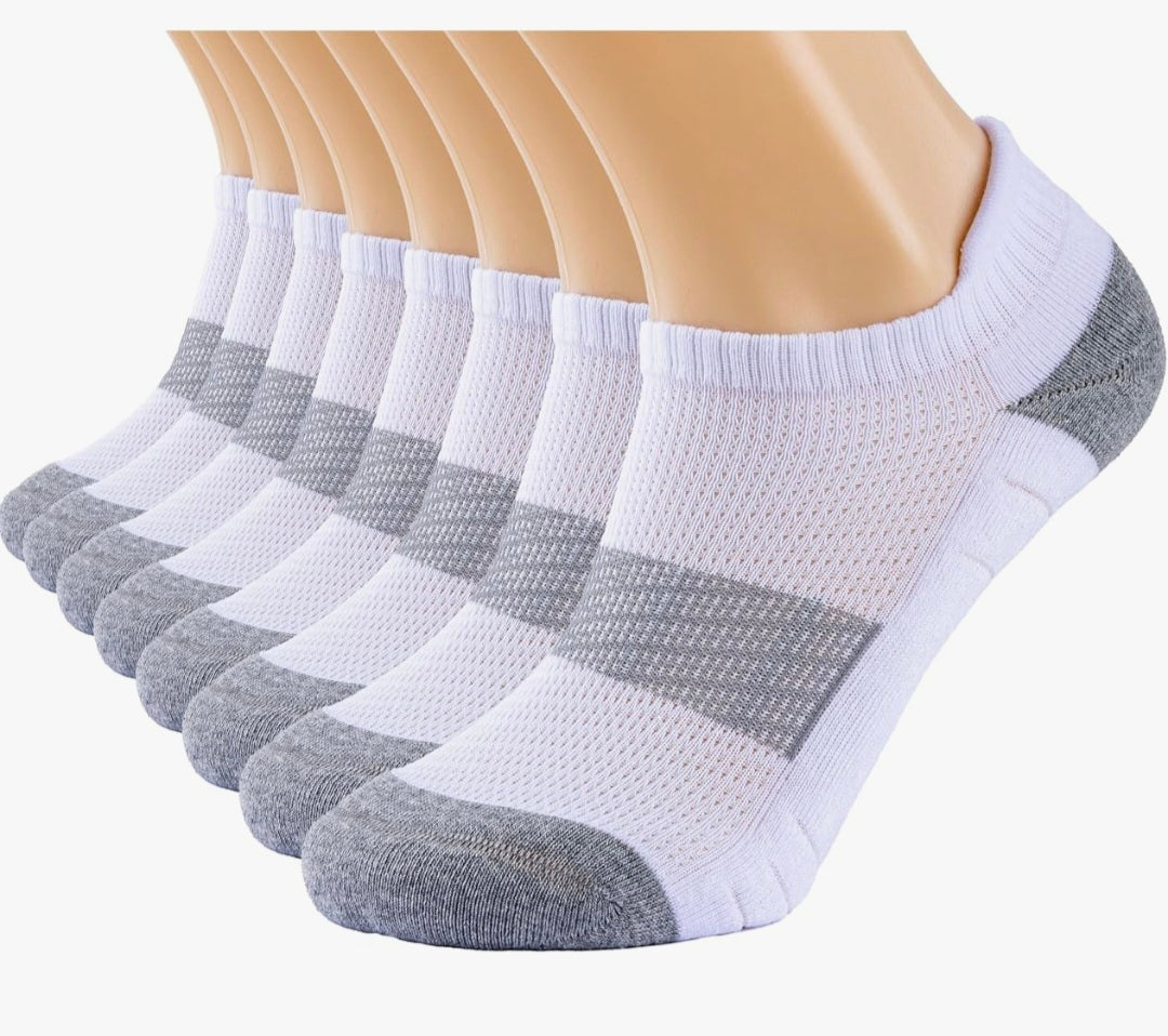 Retail $18 8pk Ankle Socks Med