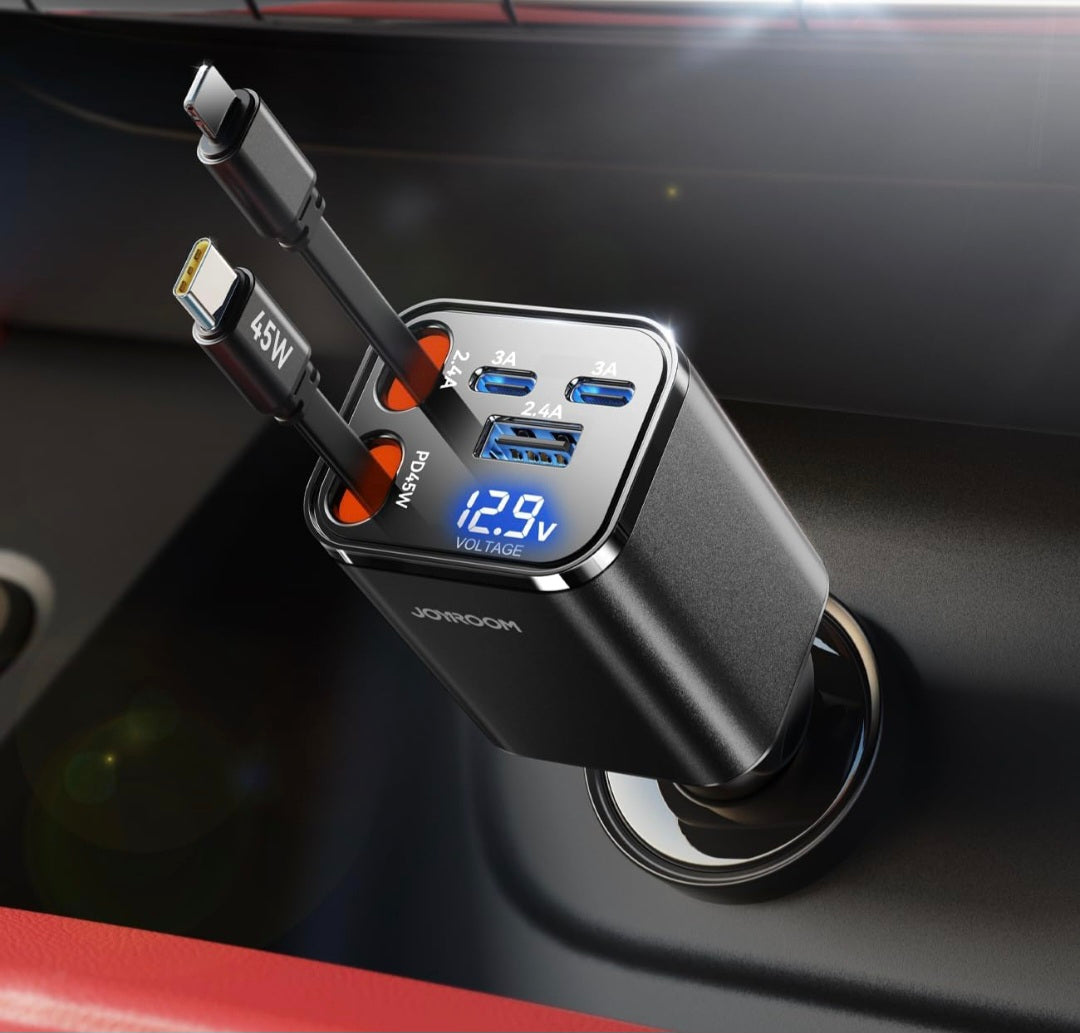Reatil $20 (5 in 1) 99w Rechargable Car Charger
