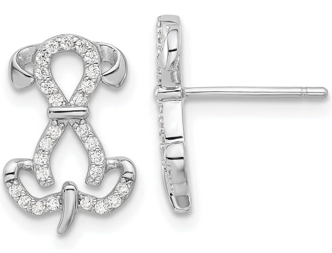 Puppy Dog Earrings 925 S