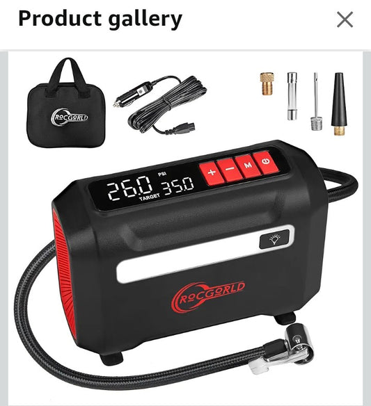 ROCGORLD Tire Inflator Retail $40