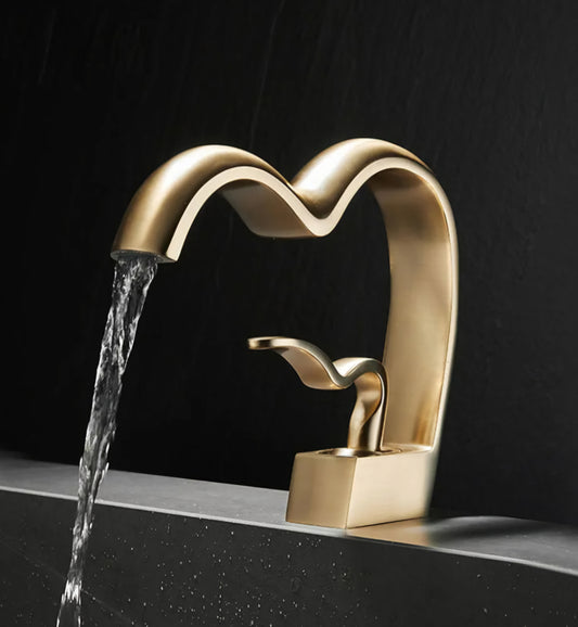 Retail $120 Brass Heart Faucet