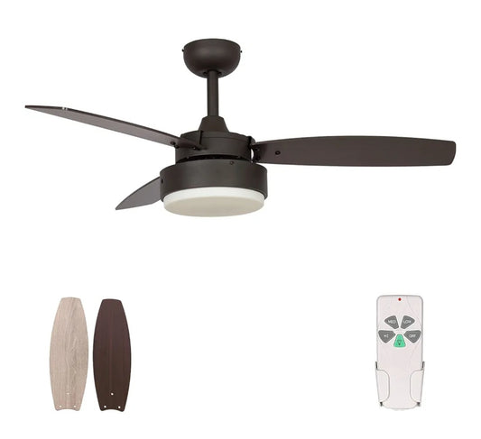 Retail $100 42in 3Blades Oil Rubbed Bronze Finish