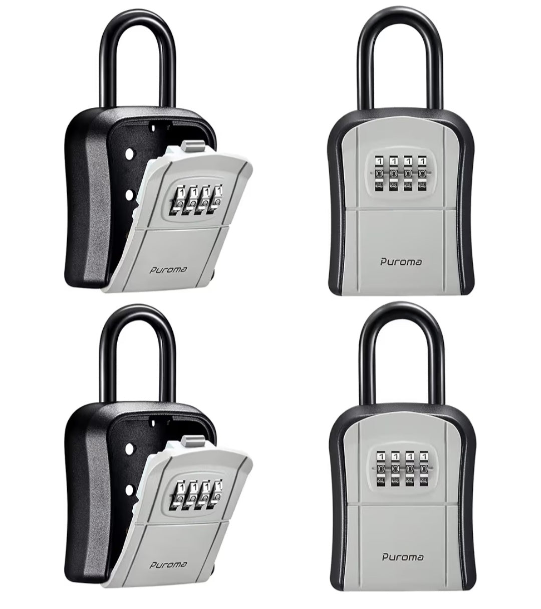 Retail $40 4pk KeyLock Box's