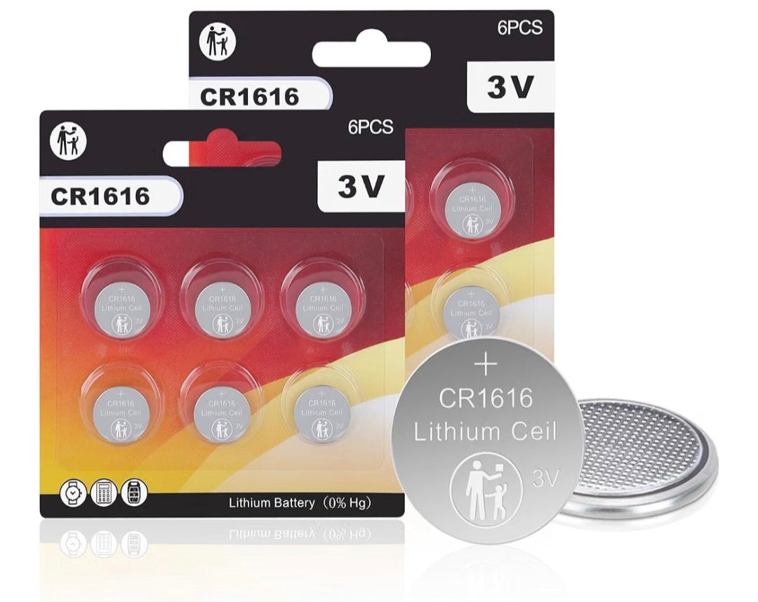 Retail $5 CR1616 3V 6pk