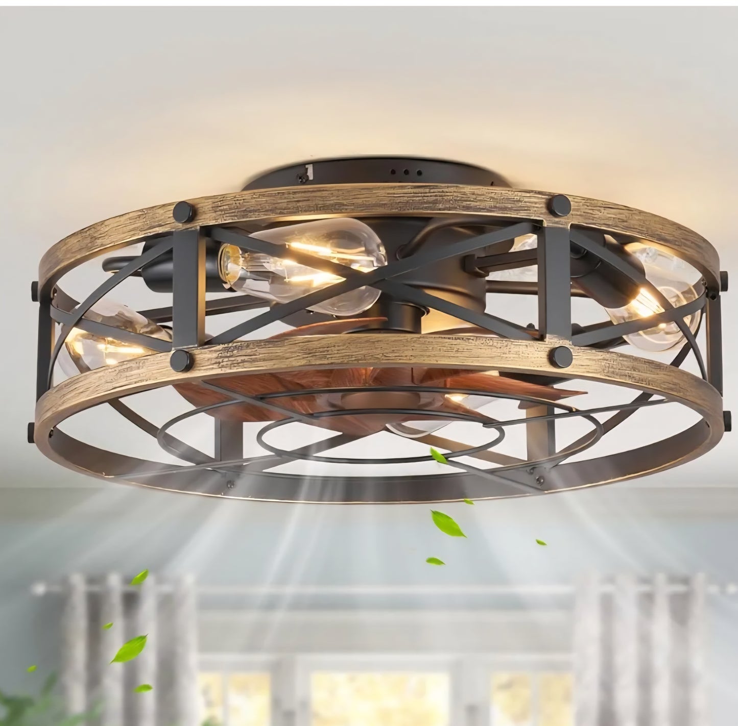 Retail $120 Farmhouse Celing Fan