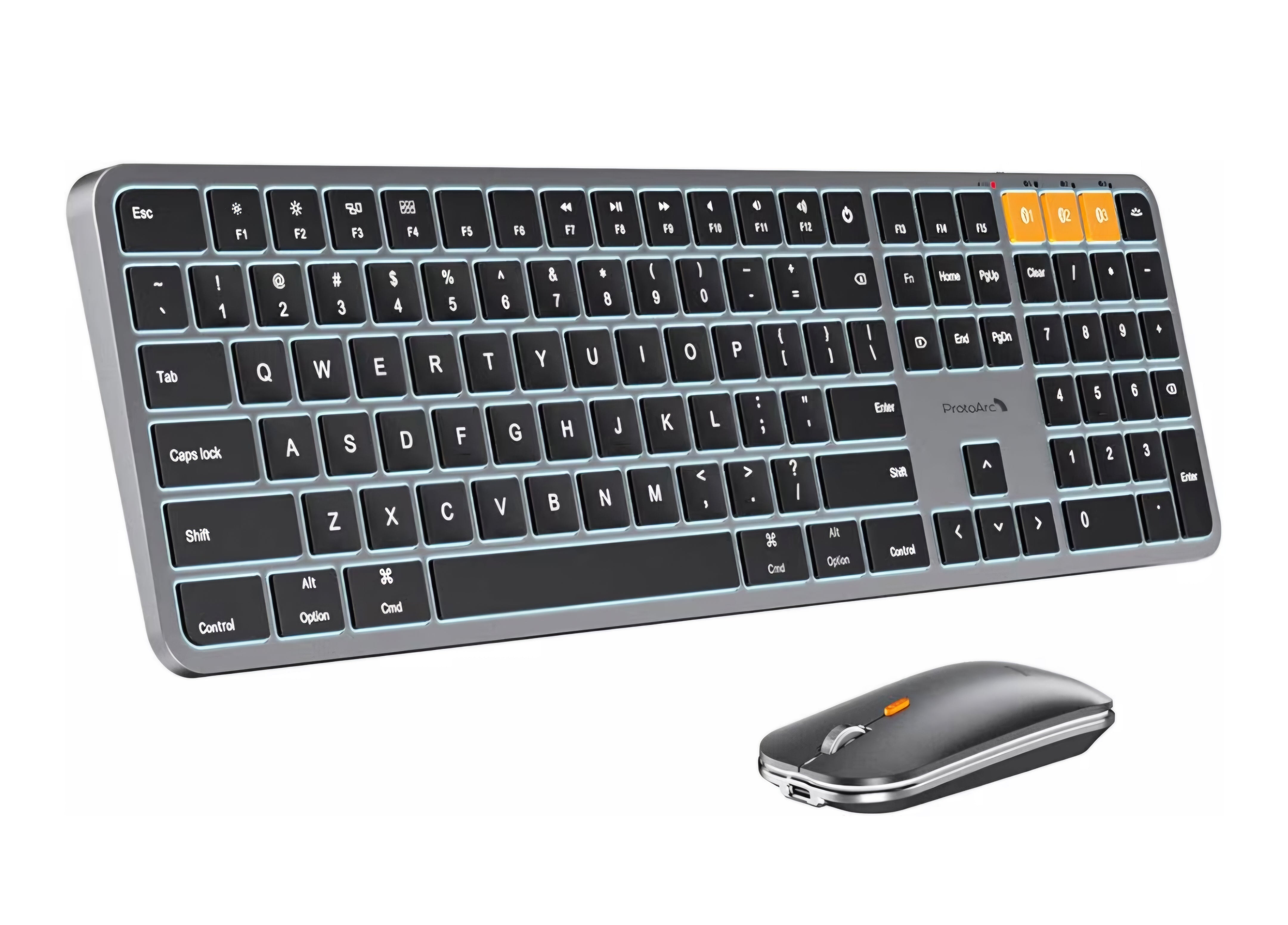 Retail $60 KM100-A ProtoArc Keyboard & Mouse Combo