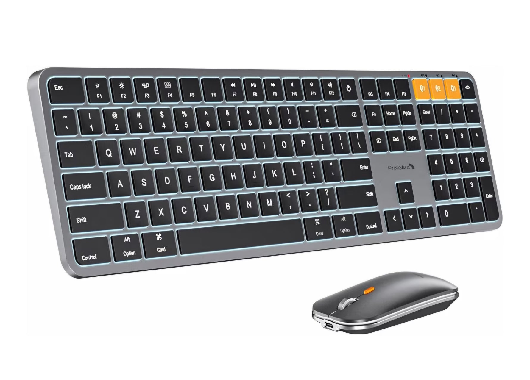 Retail $60 KM100-A ProtoArc Keyboard & Mouse Combo