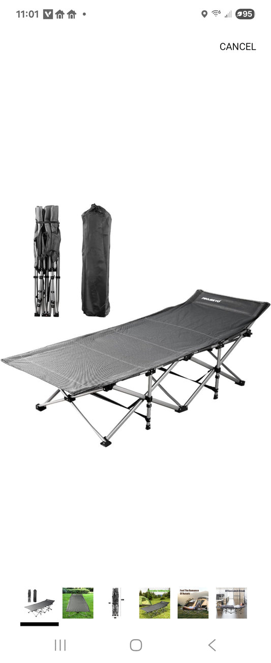 Retail $60 Prjeeyo Camping Cot