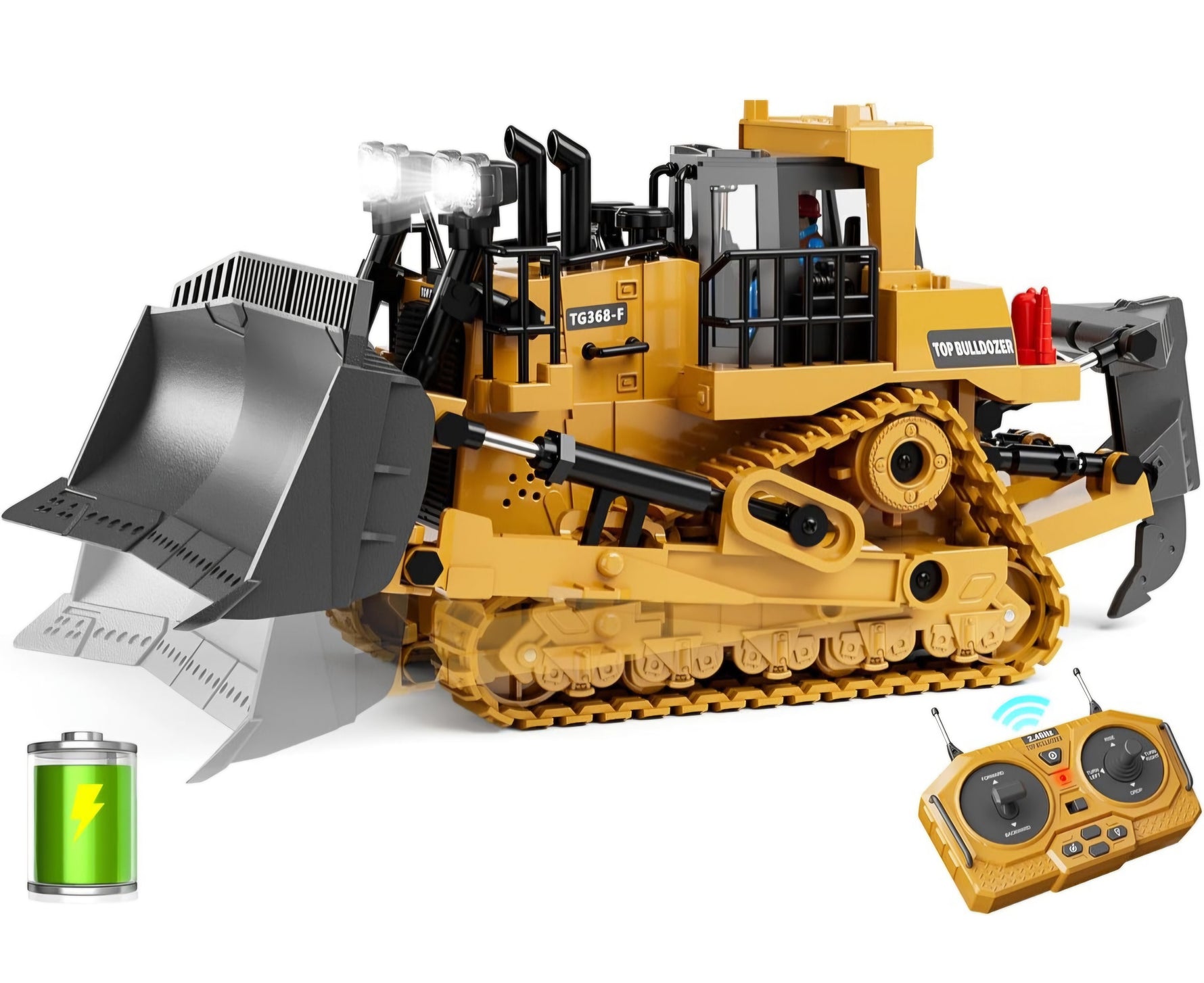 Retail $44 9CH Alloy Bulldozer