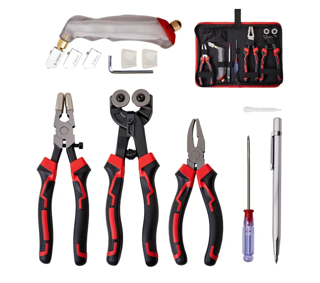 Retail $40 6pc Glass Citting Kit