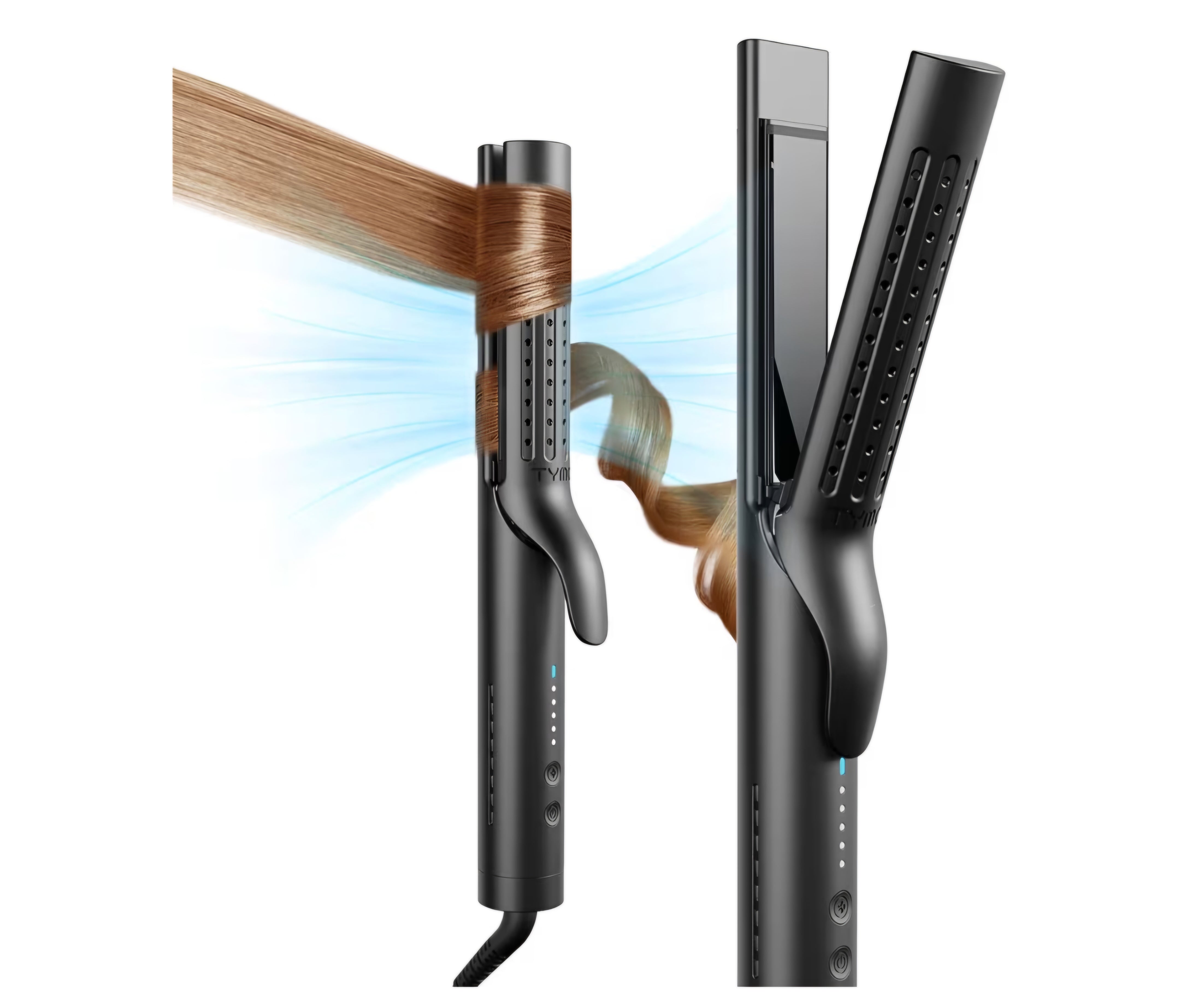 Retail $80 TYMO Airflow 2in1 Hair Curler & Straightener