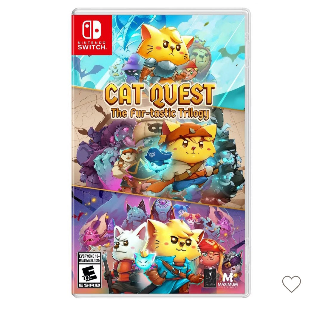 Retail $50 CatQuest Switch Game