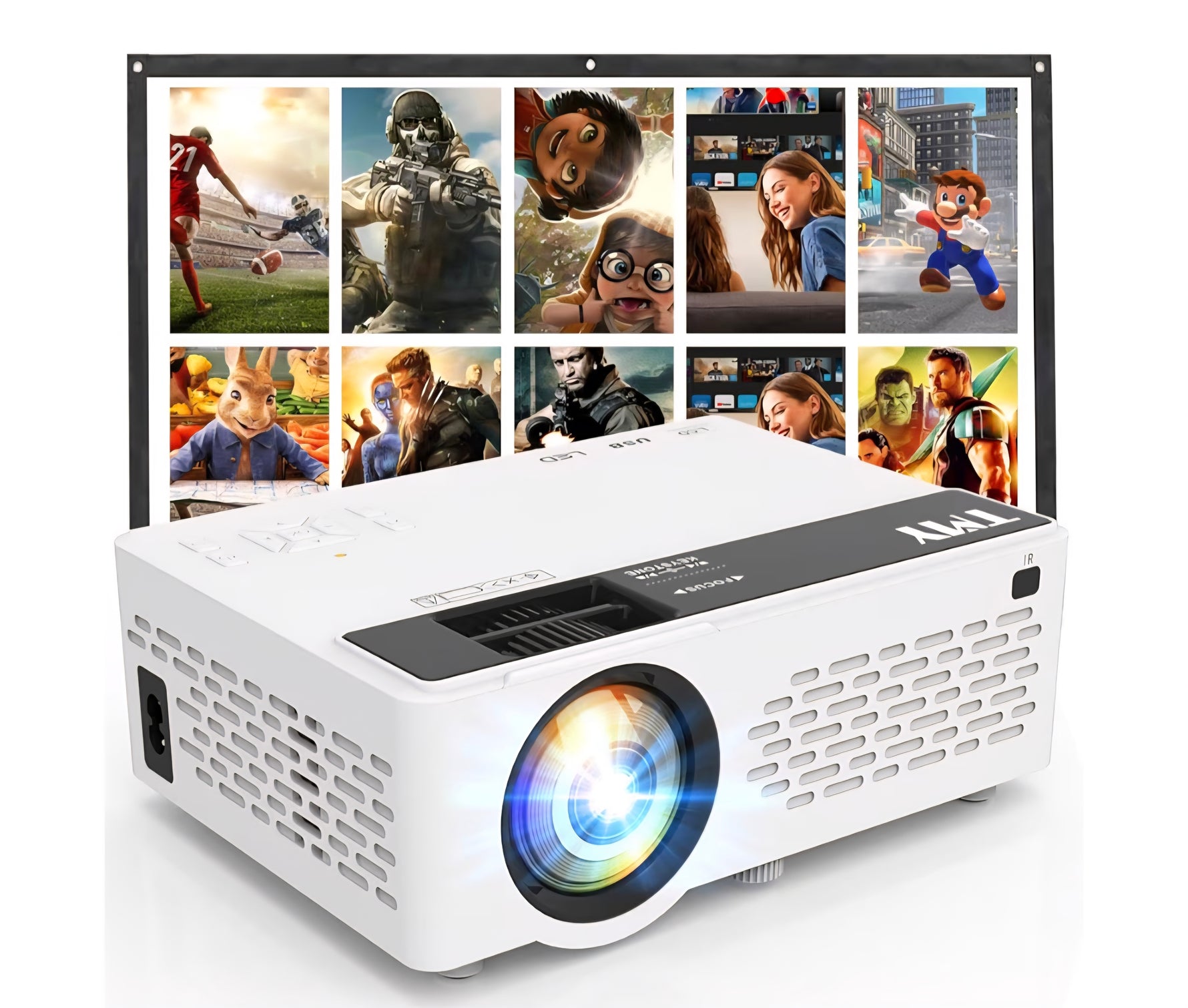 Retail $80 TMY 1080p Portable Mini Projector