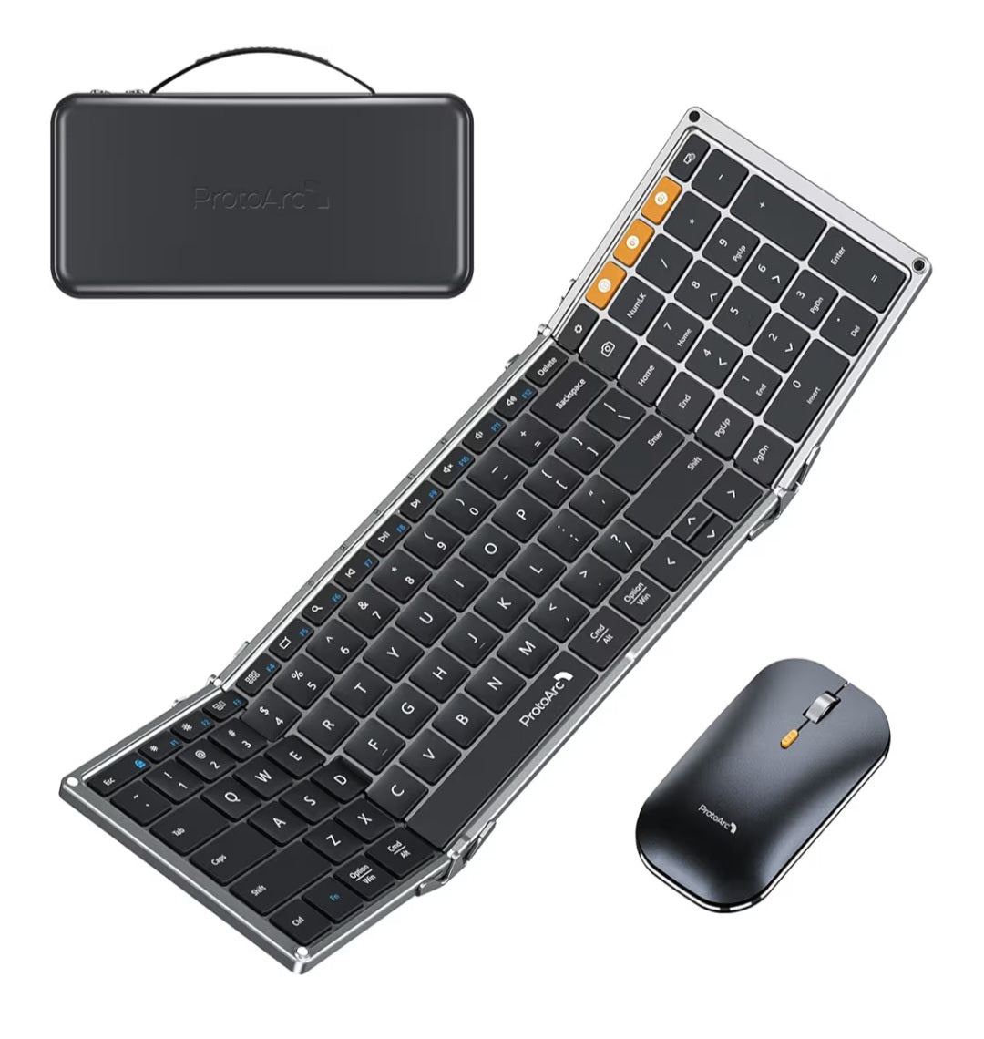 Retail $80 ProtoArc XKM01 Foldable Keybaord and Mouse