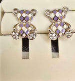 Teddy Bear Earrings 925 S