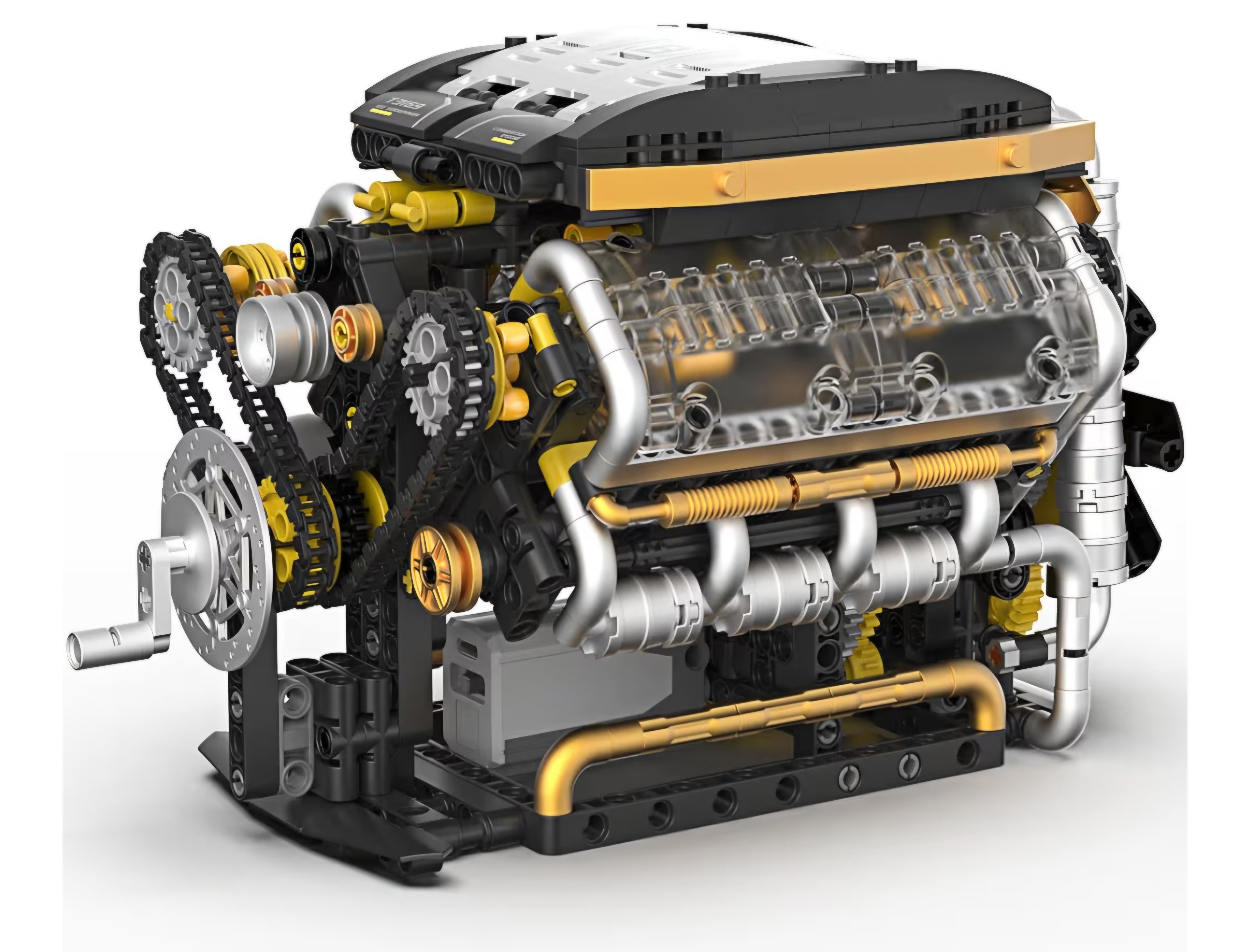 Retail $60 V8 Engine Model Bulding Kit