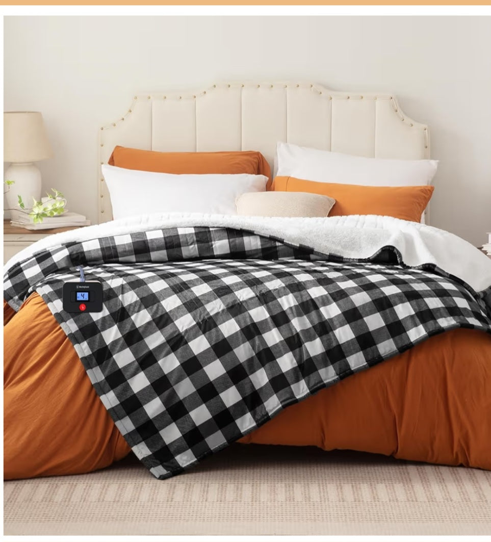 Retail $120 Queen Heated Blanket