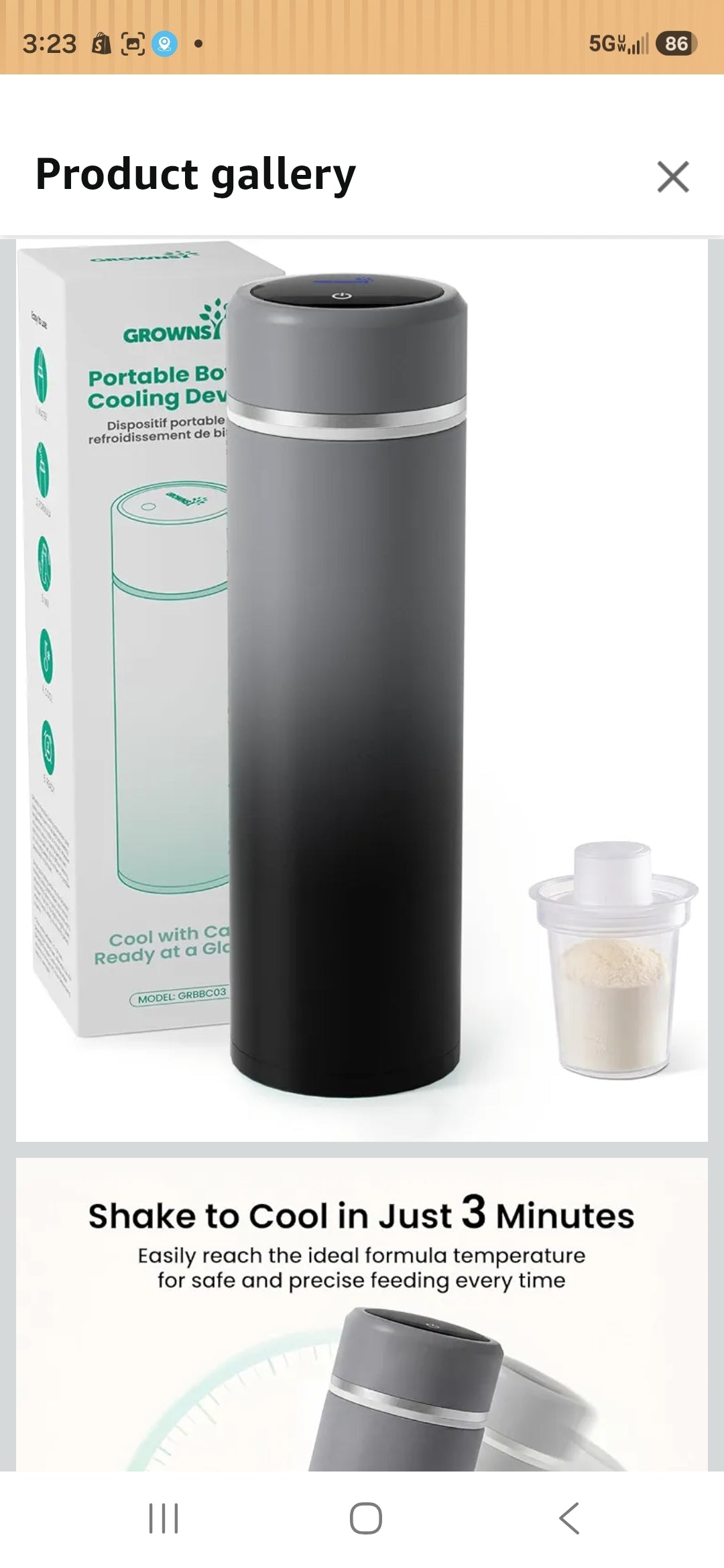 Portable Formula Bottle Maker